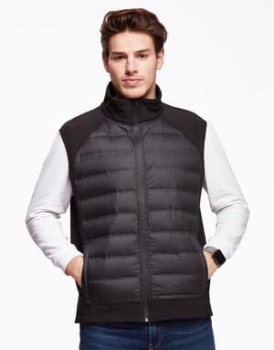 Mustaghata OMEGA - Hybrid Softshell-Down Bodywarmer