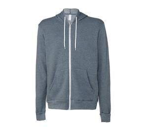 Bella + Canvas BE3739 - Unisex Zip Hoodie Heather Slate