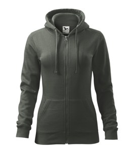 Malfini 411 - Trendy Zipper Sweatshirt Ladies castor gray