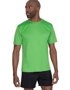 Mustaghata BOLT - Mens Active T-Shirt Polyester Spandex 170 G/M² Citron vert