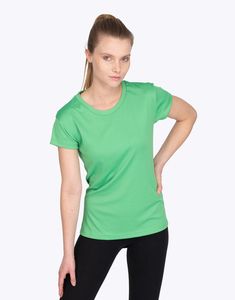 Mustaghata SALVA - Women Active T-Shirt Polyester Spandex 170 G/M² Citron vert