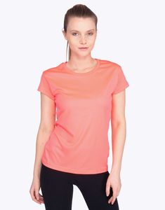 Mustaghata SALVA - Women Active T-Shirt Polyester Spandex 170 G/M² Neon Pink