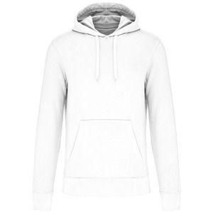 Kariban K4027 - Men's eco-friendly hooded sweatshirt White