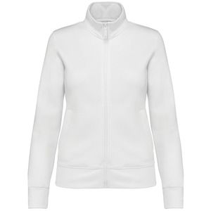 Kariban K4011 - Ladies fleece cadet jacket White