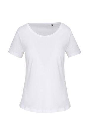 Kariban K399 - Ladies short-sleeved organic t-shirt with raw edge neckline