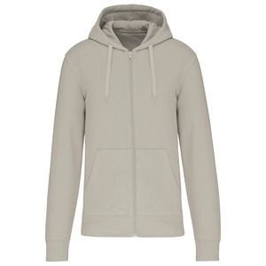 Kariban K4030 - Men's eco-friendly zip-through hoodie Clay