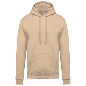 Kariban K476 - Men's hooded sweatshirt Light Sand