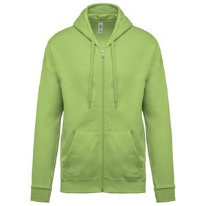 Kariban K479 - Zipped hooded sweatshirt Lime