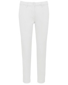 Kariban K749 - Ladies' above-the-ankle trousers White