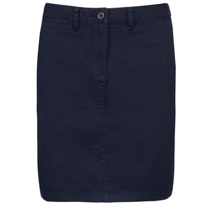 Kariban K762 - Chino skirt Washed dark navy