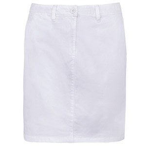 Kariban K762 - Chino skirt Washed White