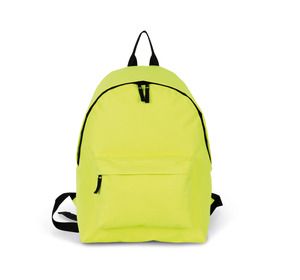 Kimood KI0130 - Classic backpack Fluorescent Yellow / Black