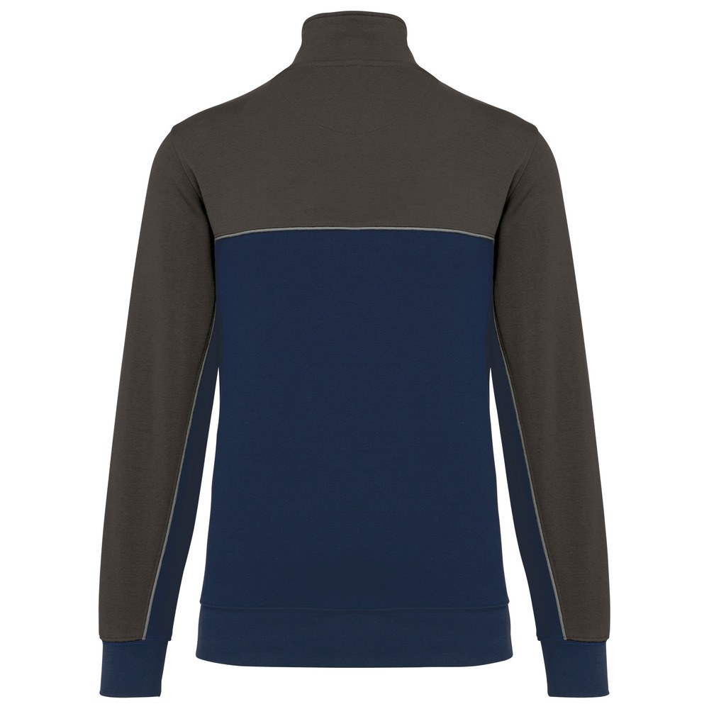 WK. Designed To Work WK404 - Unisex zipped neck eco-friendly sweatshirt