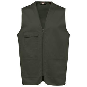 WK. Designed To Work WK608 - Unisex polycotton multi-pocket vest