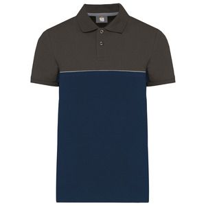 WK. Designed To Work WK210 - Unisex eco-friendly two-tone short sleeve polo shirt