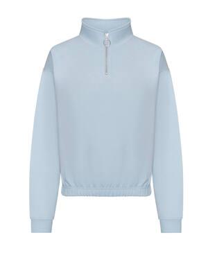 AWDIS JH037 - WOMENS CROPPED 1/4 ZIP SWEAT