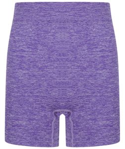 Tombo TL309 - Kids’ seamless printed shorts Purple Marl