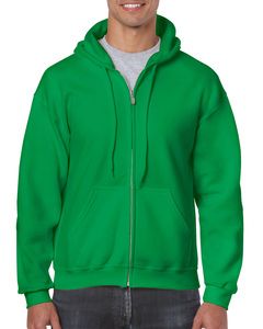 GILDAN GIL18600 - Sweater Hooded Full Zip HeavyBlend for him Irish Green
