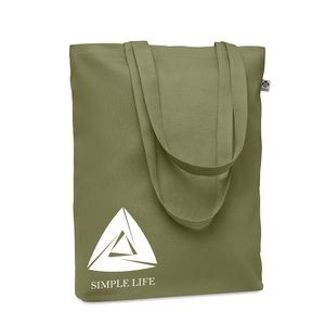 GiftRetail MO6713 - COCO Canvas shopping bag 270 gr/m² Green