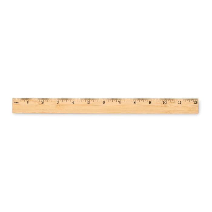 GiftRetail MO6725 - BARIS Ruler in bamboo 30 cm