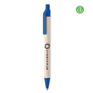 GiftRetail MO6822 - MITO PEN Milk carton paper ball pen Blue