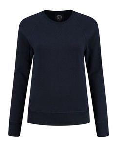 Lemon & Soda LEM3227 - Heavy Sweater Raglan Crewneck for her Dark Navy