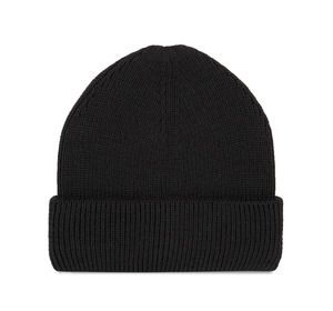 K-up KP951 - Ribbed beanie with double turn-up