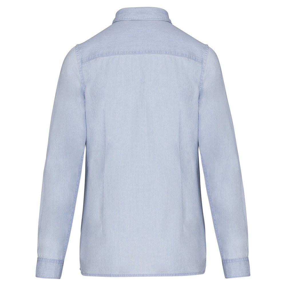 Kariban KNS501 - Ladies’ faded shirt in cotton twill