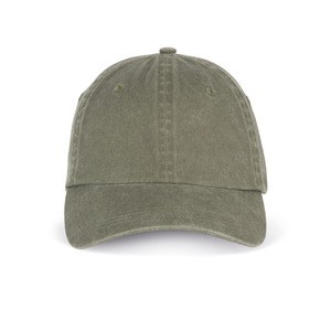 K-up KP224 - Vintage cap Washed Organic Khaki