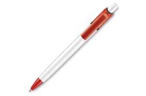 TopPoint LT80909 - Ball pen Ducal Colour hardcolour White / Red