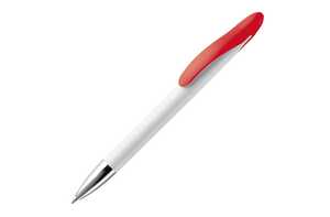 TopPoint LT87268 - Speedy ball pen twist metal tip White / Red