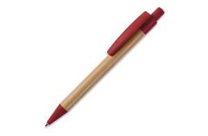 TopPoint LT87284 - Ball pen bamboo with wheatstraw Dark Red