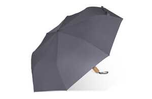 TopEarth LT97112 - Foldable umbrella 21” R-PET auto open Grey