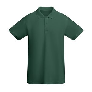 Roly PO6617 - PRINCE Short-sleeve polo shirt in OCS certified organic cotton Bottle Green