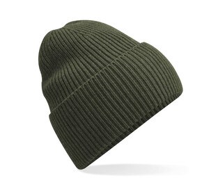 BEECHFIELD BF384R - OVERSIZED CUFFED BEANIE Olive Green