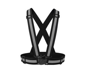 KORNTEX KX909 - REFLECTIVE BODY BELT PRAGUE Black