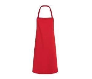 KARLOWSKY KYLS5 - Polycotton bib apron Red