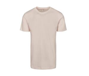 Build Your Brand BY004 - Round neck t-shirt Pink Marshmallow