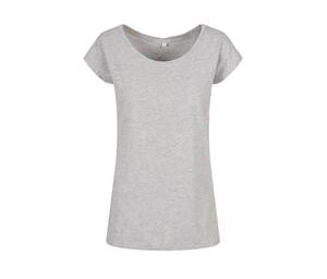 BUILD YOUR BRAND BYB013 - LADIES WIDE NECK TEE