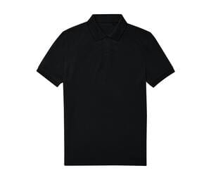 B&C BCU428 - Men's 65/35 recycled polyester poloshirt Black