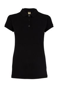 Mukua MK214CV - WOMEN'S SHORT SLEEVE POLO 210 Black