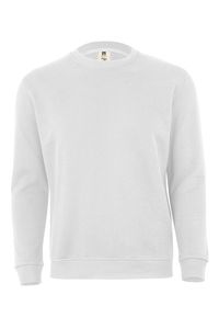 Mukua MK620V - CREW NECK SWEATSHIRT White