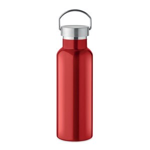 GiftRetail MO2107 - FLORENCE Double wall bottle 500 ml Red