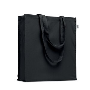 GiftRetail MO2197 - BENTE COLOUR Organic cotton shopping bag Black