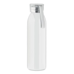 GiftRetail MO2241 - BIRA Stainless steel bottle 650ml White