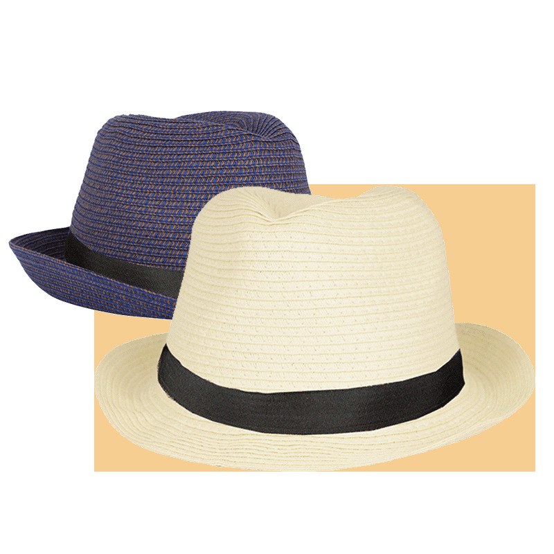 EgotierPro 29533 - Flexible One-Size Straw Hat, Various Colors PANAMA