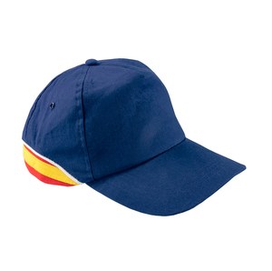 EgotierPro 32003 - Cotton Cap in Various Colors, One Size Navy Blue
