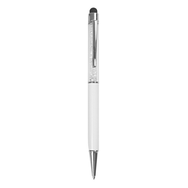 EgotierPro 33584 - Aluminum Pen with Touchscreen Pointer & Diamonds DIAMONDS