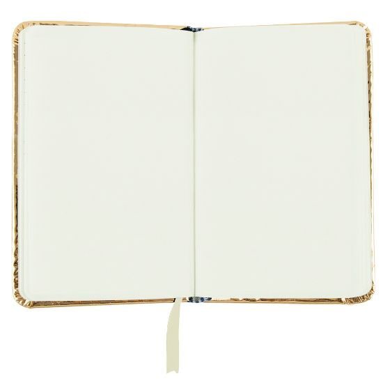 EgotierPro 37512 - Metallic PU Cover A6 Notebook, 80 Sheets GLITTER