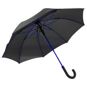 EgotierPro 39513 - Windproof Automatic Umbrella, 105 cm, Fiberglass BREEZE Blue
